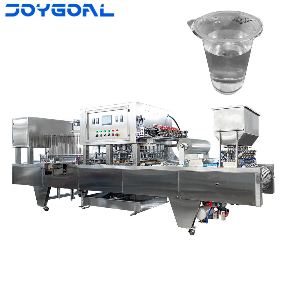 BHJ-16全自動水洗塑料水杯果汁飲料杯盒灌裝封口機