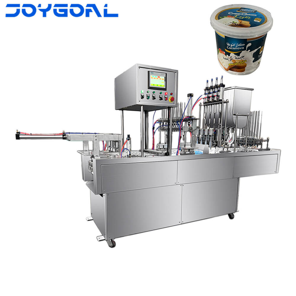 全自動(dòng)酸奶杯盒灌裝封口機(jī)